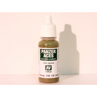 Vallejo 318 - 17ml - US. Army Tankcrew - Acrylic Colors Panzer Aces