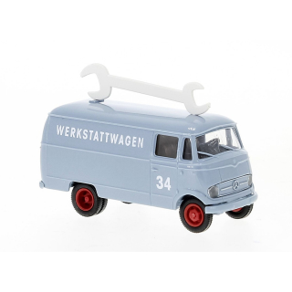 Brekina 1:87 93638 1956 MB L 319 Kasten Werkstattwagen #34 - NEU!