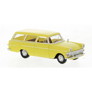 Brekina 1:87 20136 1960 Opel P2 Caravan, gelb - NEU!