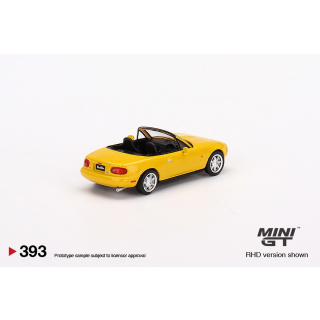 TSM MiniGT 1:64 MGT00393-R Eunos Roadster (Mazda MX-5), sunburst yellow - NEU!