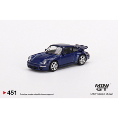 TSM Mini GT 1:64 MGT00451 1992 Porsche RUF CTR Anniversary, blau - NEU!