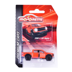 Majorette 1:64 212053052Q39 Premium Cars Ford F-150 Raptor, orange - NEU!